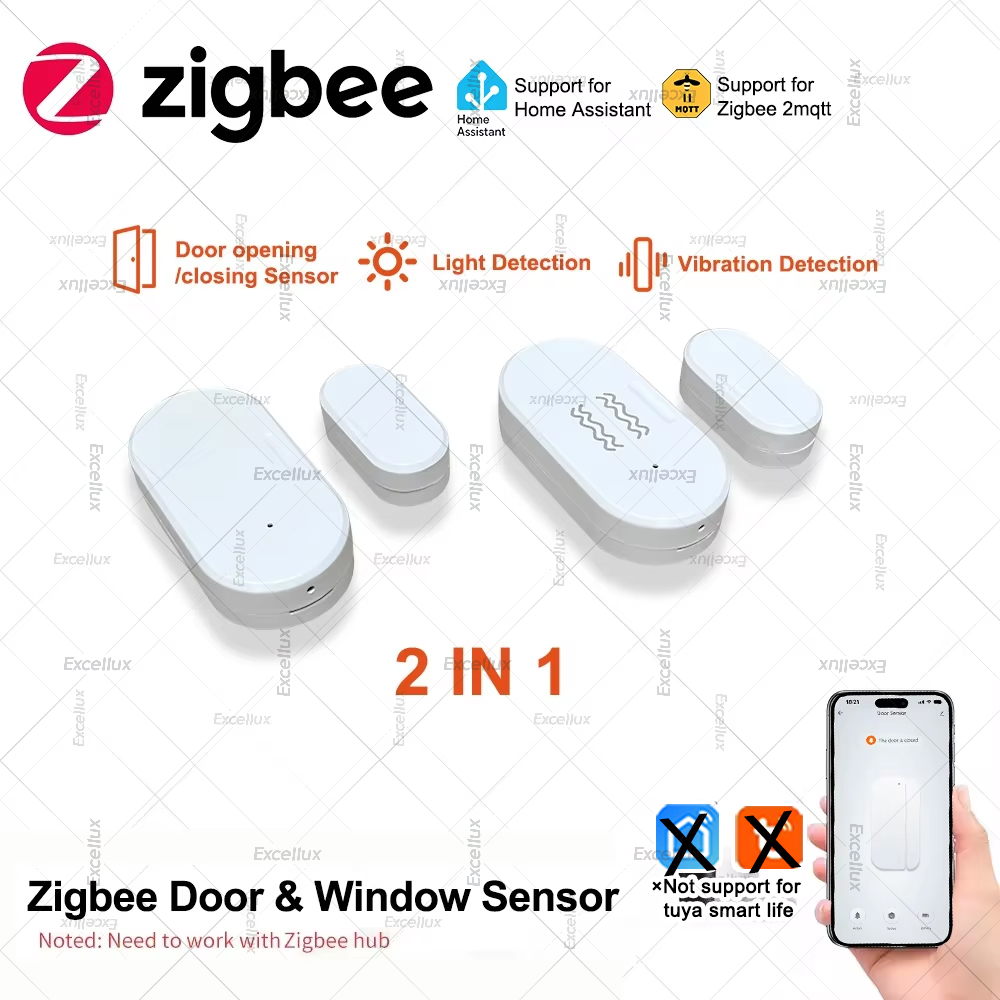 Smart Home Zigbee 3.0 - Sensor de ventana de puerta Zigbee