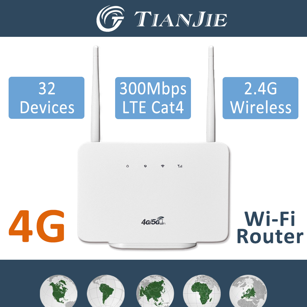 Smart Home Router - Enrutador WiFi TIANJIE 4G CP106 con