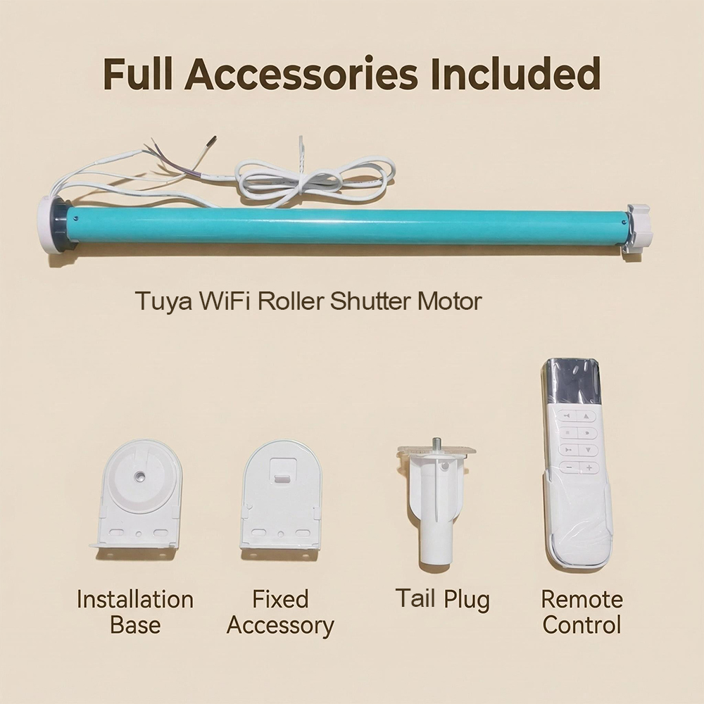Smart Home Blinds - Tuya-Motor de persiana enrollable motorizado WiFi,