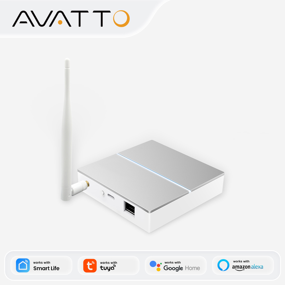 Smart Home Zigbee 3.0 - AVATTO Tuya ZigBee Gateway con antena