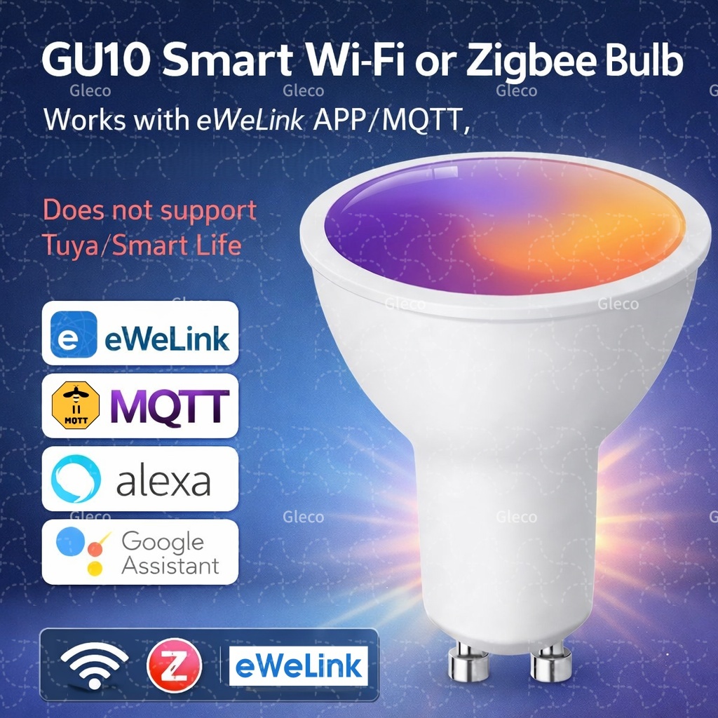 Smart Home Yandex - Bombillas LED Zigbee GU10 Ewelink, Lámpara