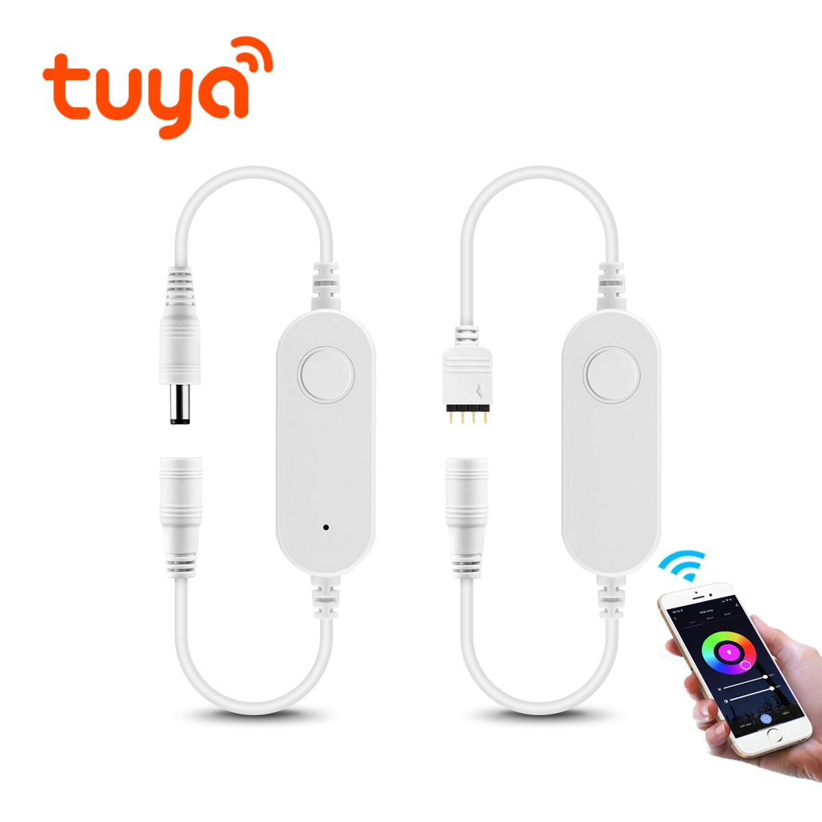 Smart Home Llm - Interruptor Wifi inalámbrico Tuya, controlador de