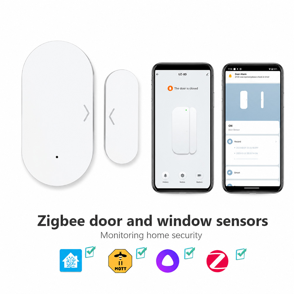 Smart Home Zigbee 3.0 - Sensor de Puerta y Ventana Zigbee