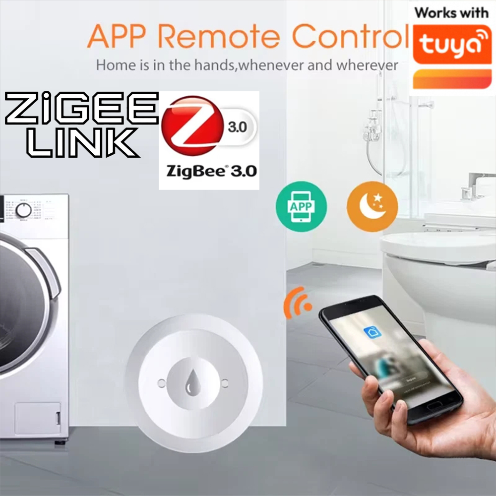 Smart Home Zigbee 3.0 - Sensor Inteligente de Fugas de Agua