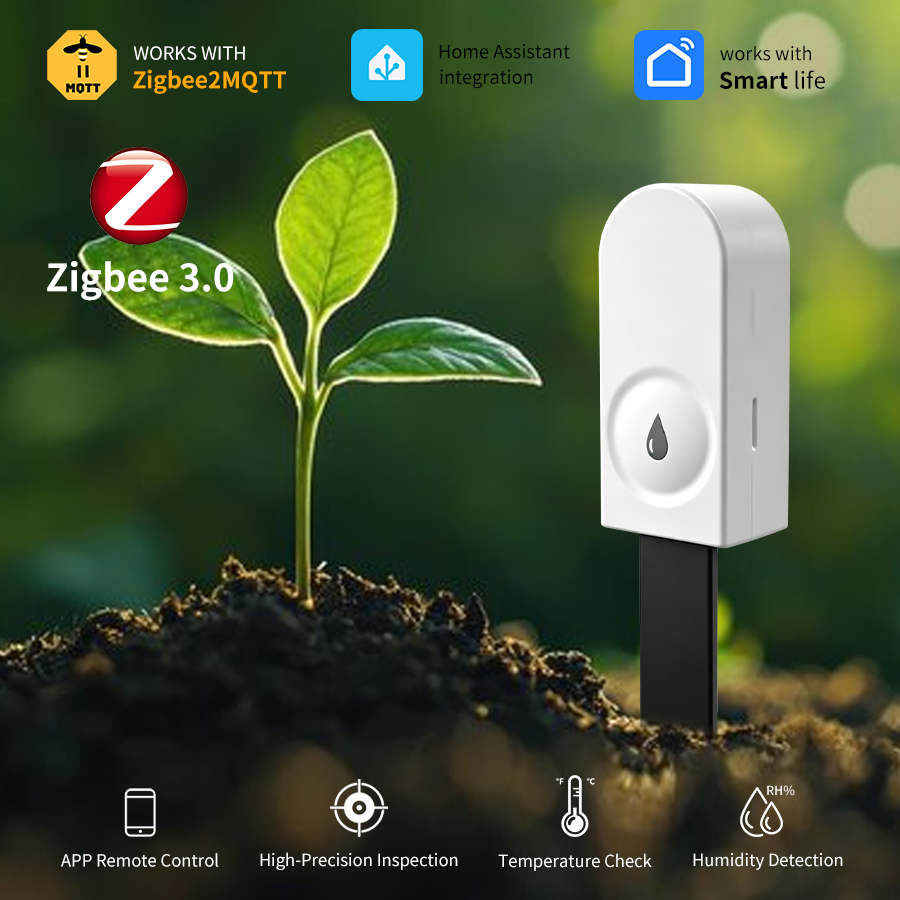 Smart Home Zigbee 3.0 - Sensor de Humedad y Temperatura del