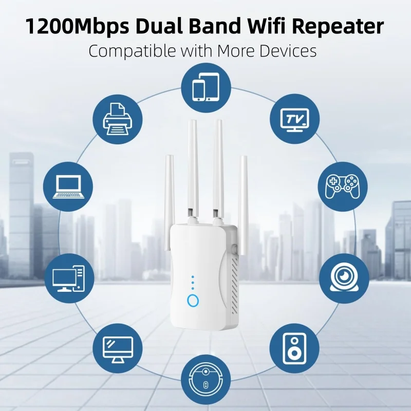 Smart Home Router - Repetidor WiFi de Doble Banda de