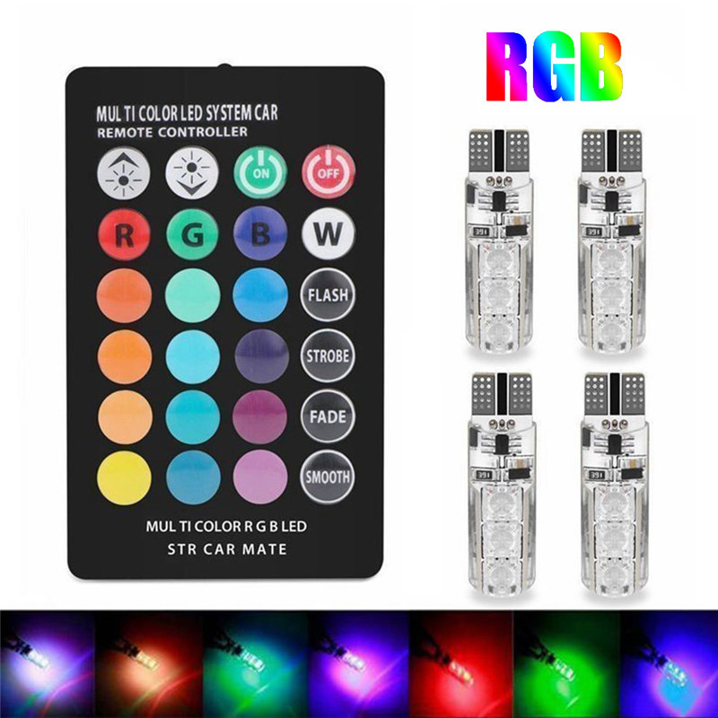 Voice Control Light Bulb - 4 Bombillas LED T10 5050 6SMD