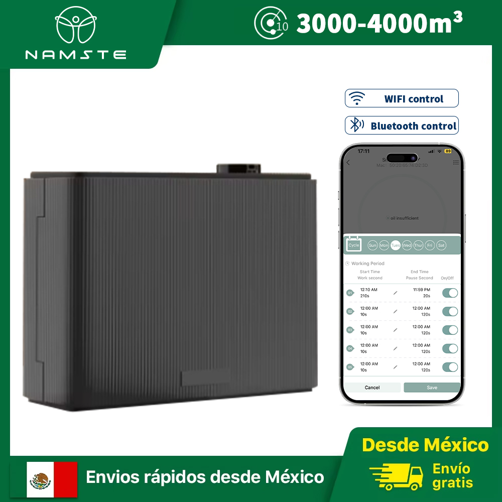 Smart Home Fragrance Diffuser - Difusor de Fragancia NAMSTE de 800