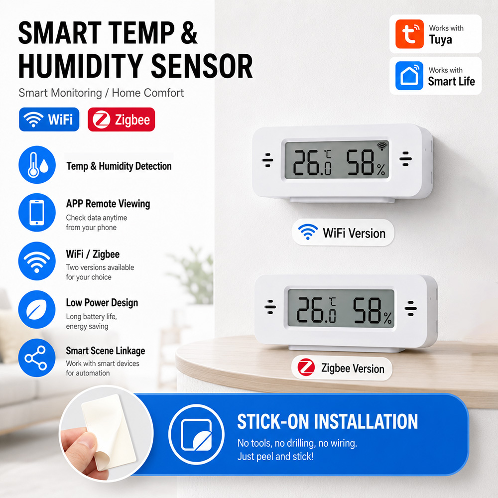 Smart Home Yandex - Sensor de temperatura y humedad Tuya