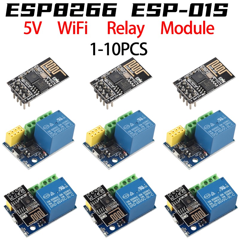 Smart Home Arduino Uno - Módulo de Relé WiFi ESP8266 ESP-01