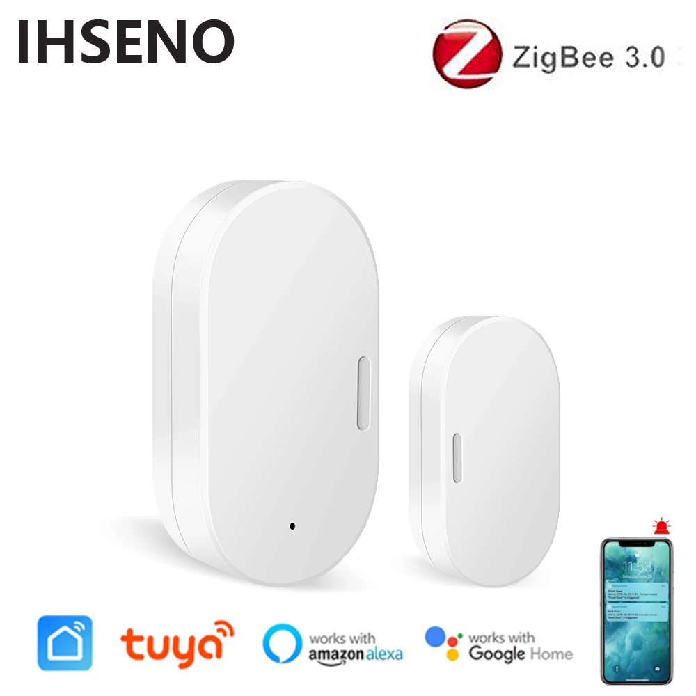 Smart Home Zigbee 3.0 - Tuya-Sensor de puerta inteligente Zigbee, Detector