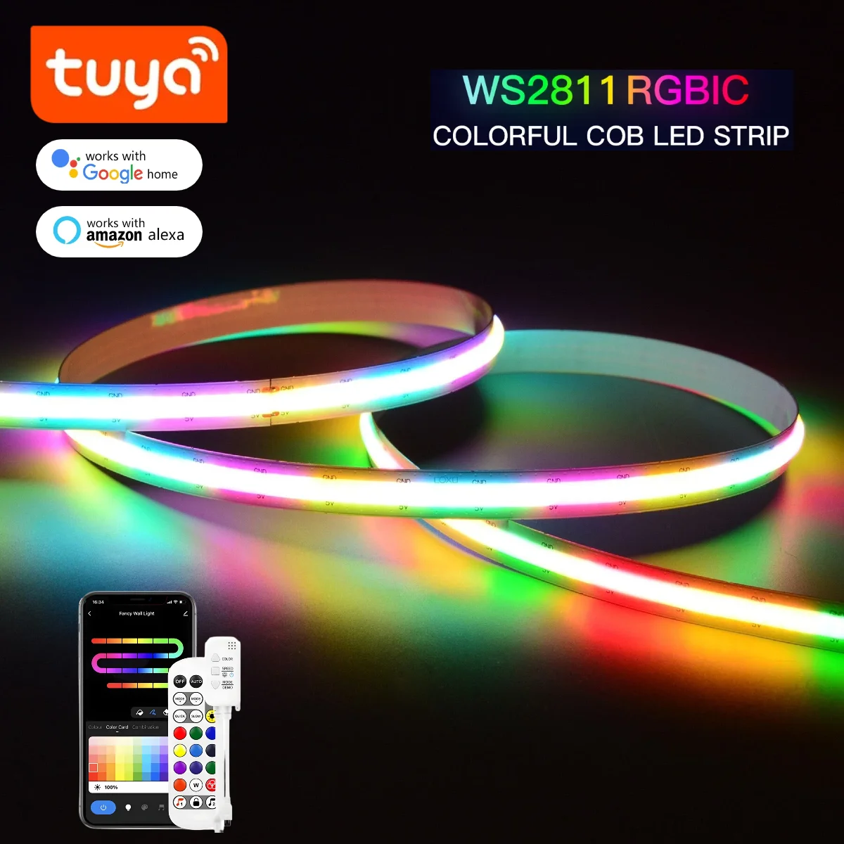 Smart Home Llm - Tira de luces LED inteligente TUYA