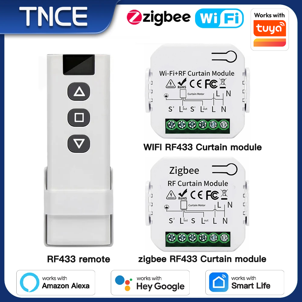 Smart Home Blinds - Módulo de Interruptor de Cortina TNCE