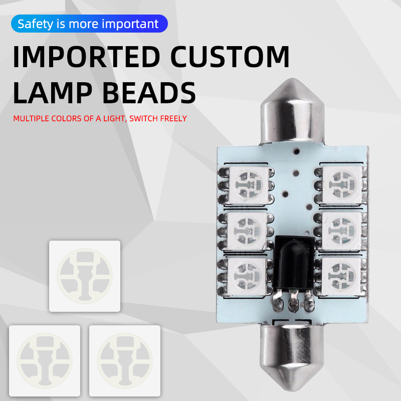 2 piezas de luces LED C5W Fest - Voice Control Light Bulb reseña y precio