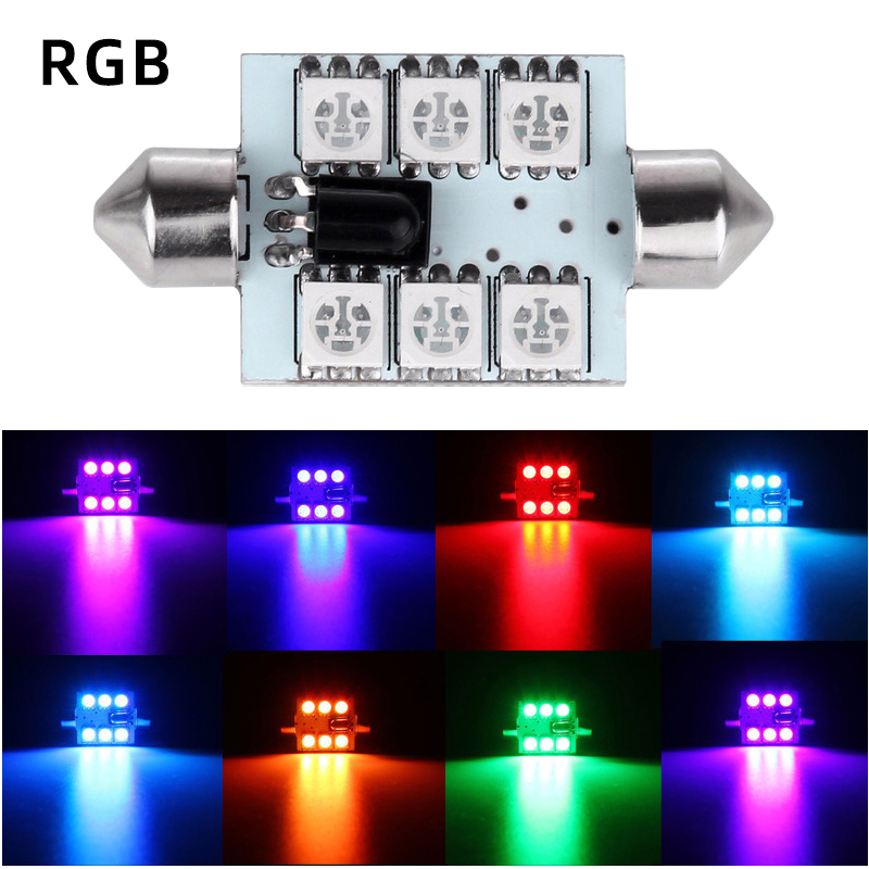 2 piezas de luces LED C5W Fest - Voice Control Light Bulb reseña y precio