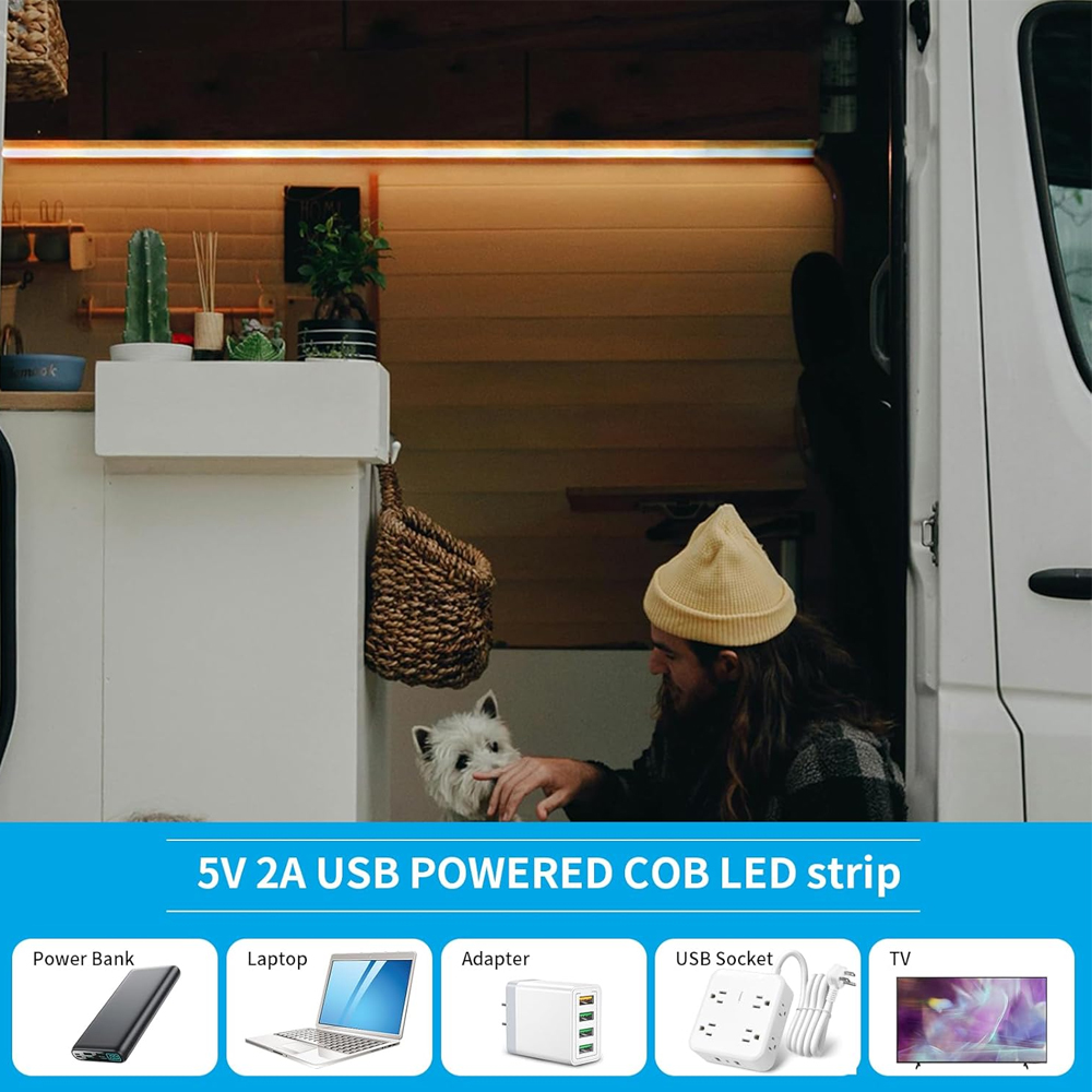 Tira de luces LED COB USB Smar - Smart Home Llm reseña y precio