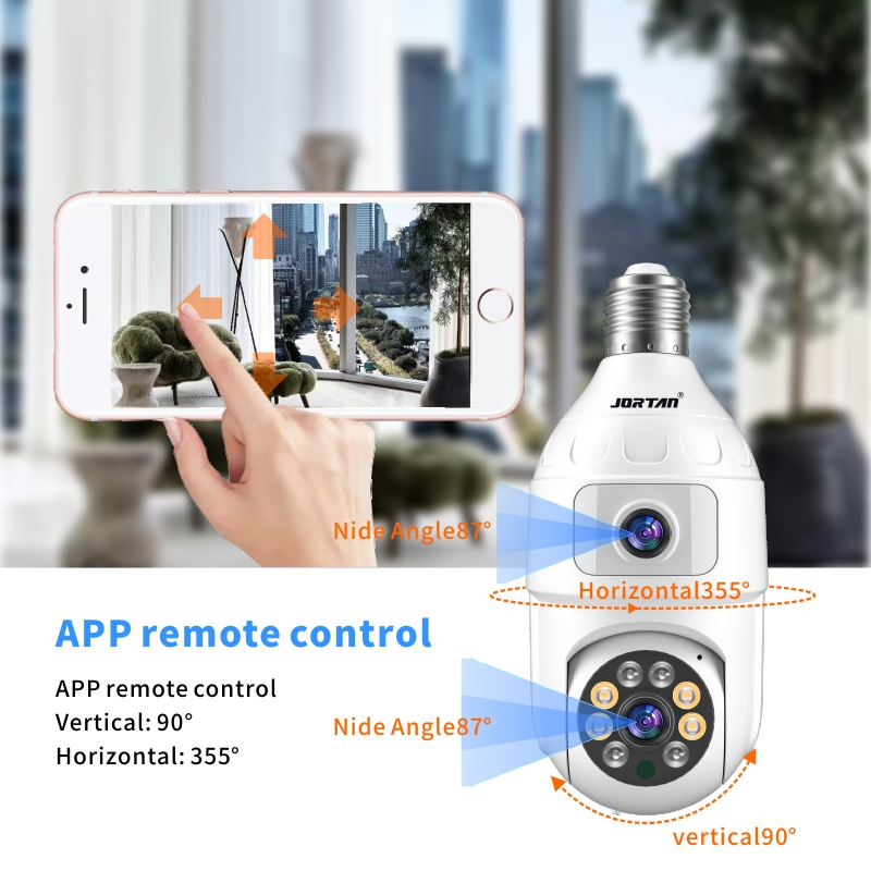 Bombilla de 4MP E27 lente Dual - Smart Home Cctv Camera reseña y precio