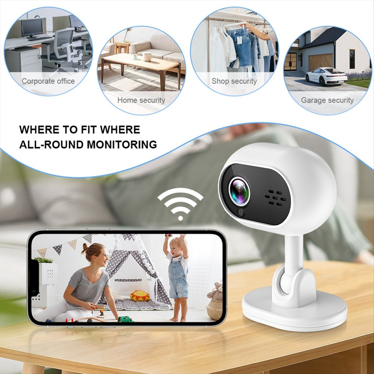 Mini Cámara IP Inteligente Wif - Smart Home Cctv Camera reseña y precio