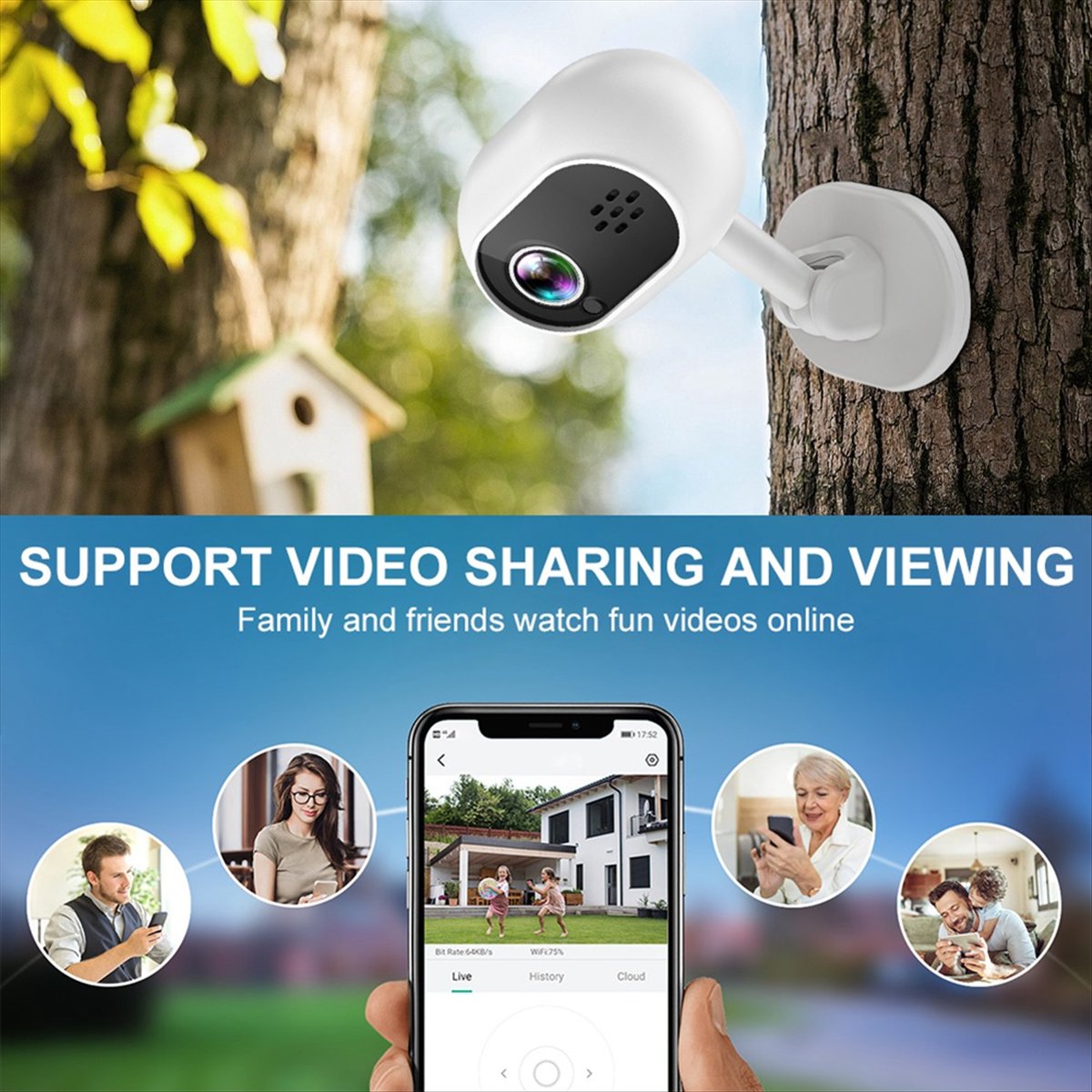Mini Cámara IP Inteligente Wif - Smart Home Cctv Camera reseña y precio