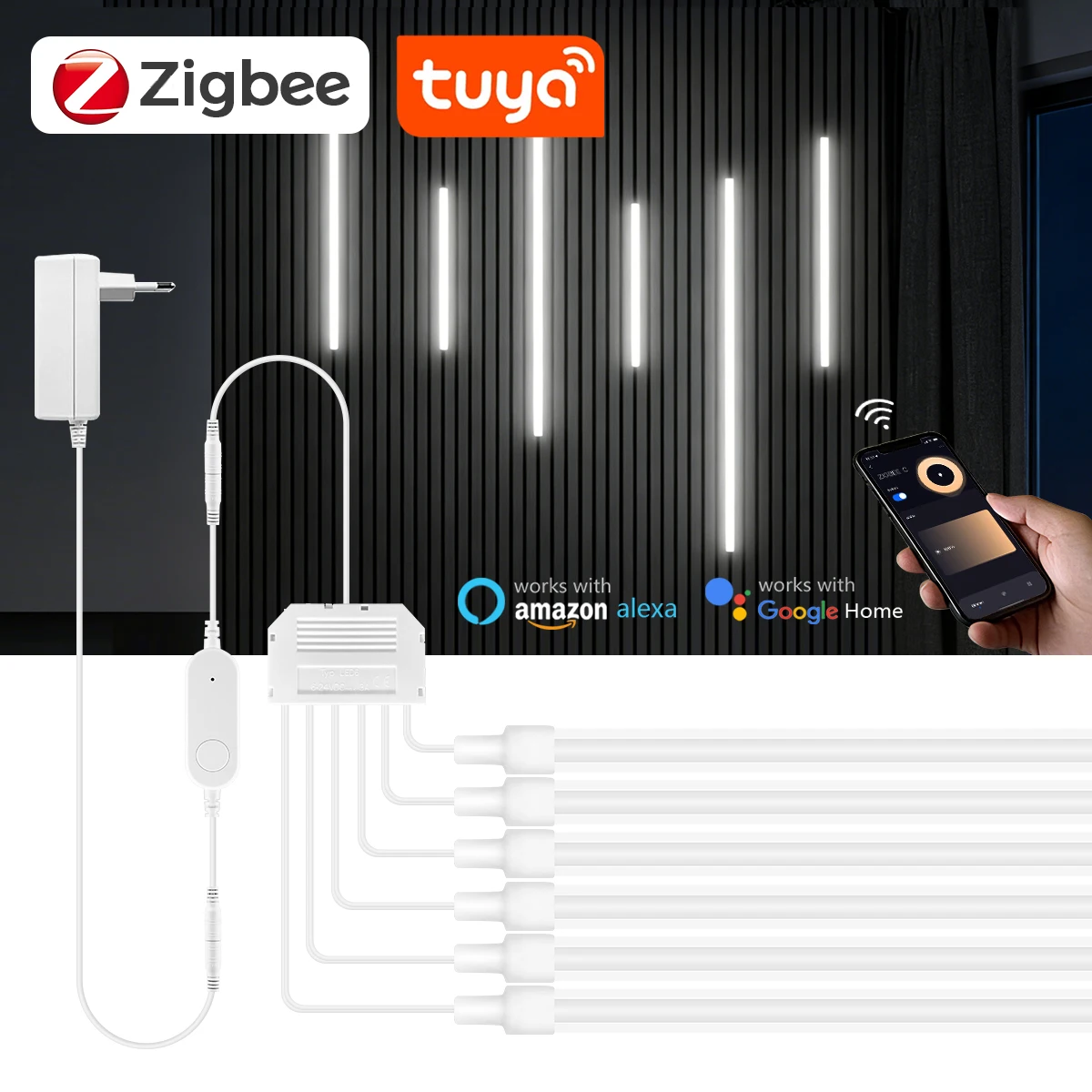 Tira de Luces LED COB Intelige - Smart Home Youtube reseña y precio