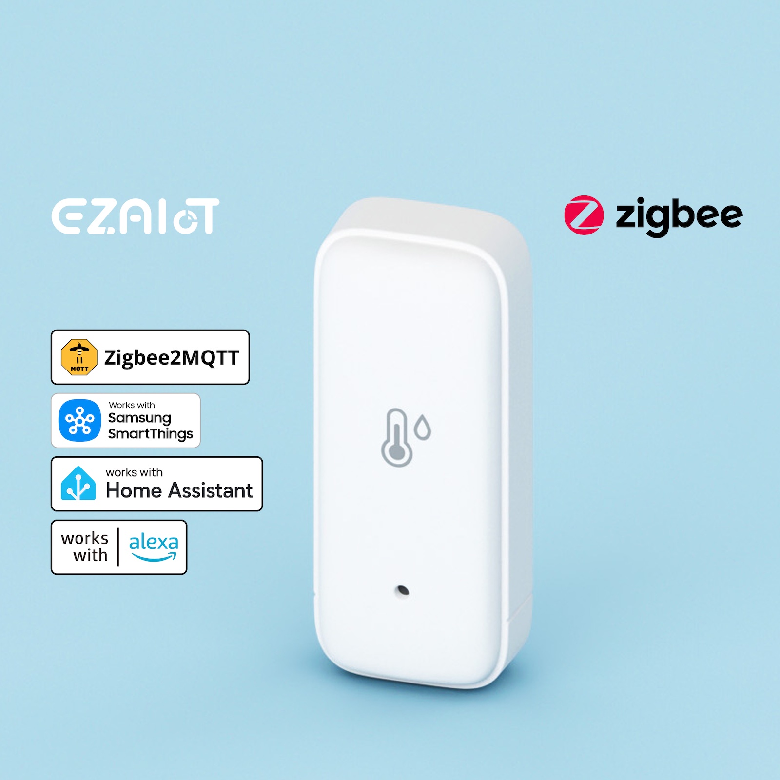Sensor de Temperatura y Humeda - Smart Home Zigbee 3.0 reseña y precio