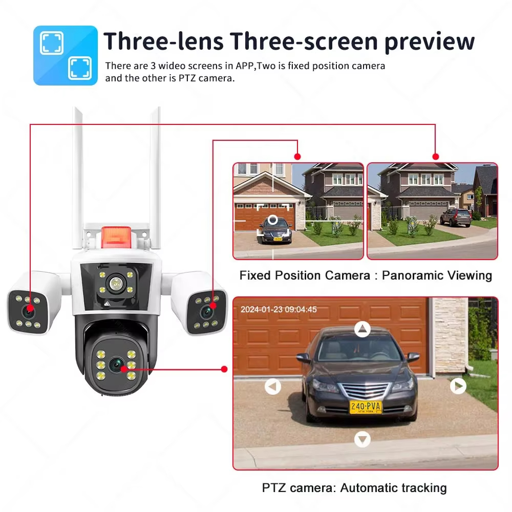 Cámara IP Inalámbrica WiFi par - Smart Home Cctv Camera reseña y precio