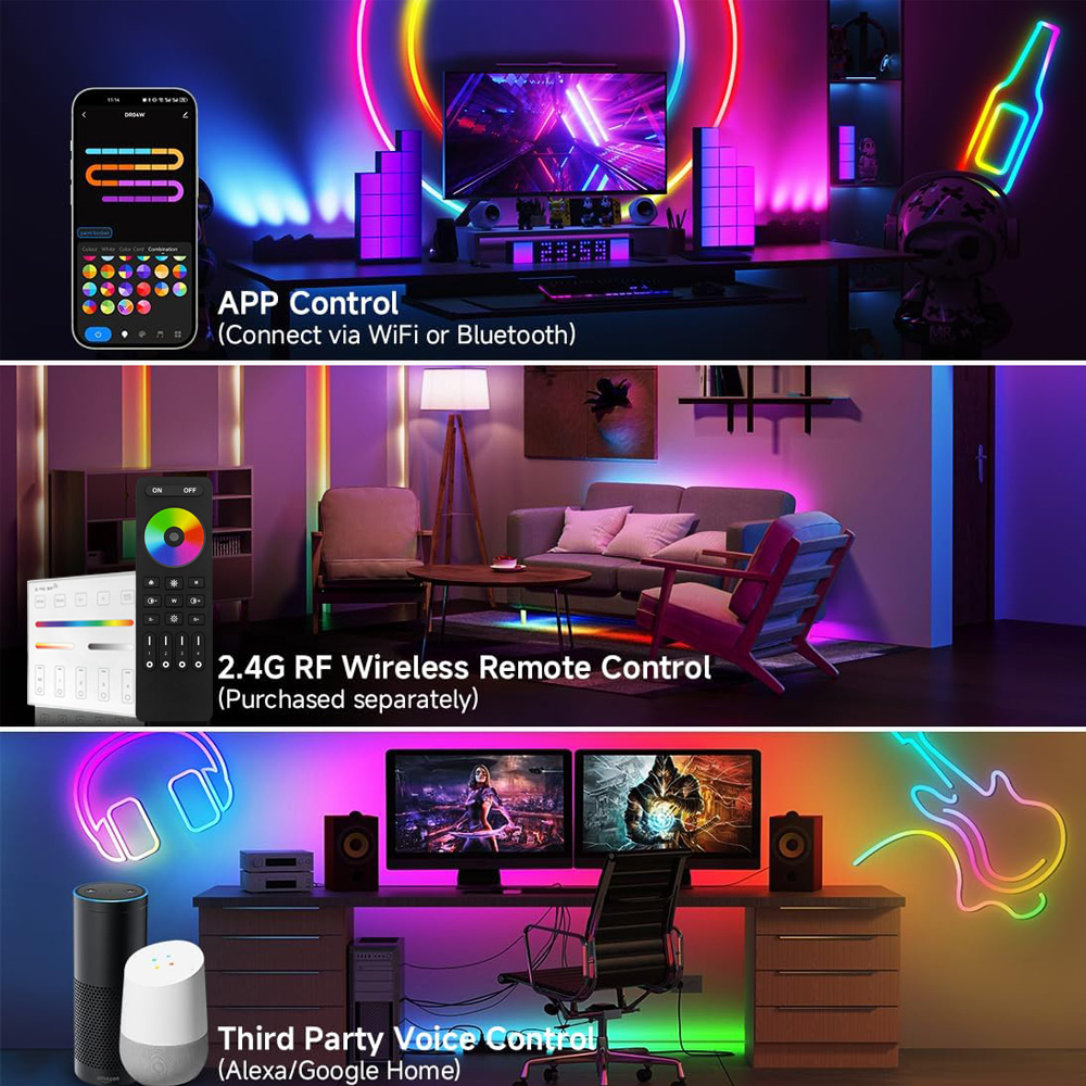 Controlador SPI RGB WiFi de 2, - Smart Home Llm reseña y precio