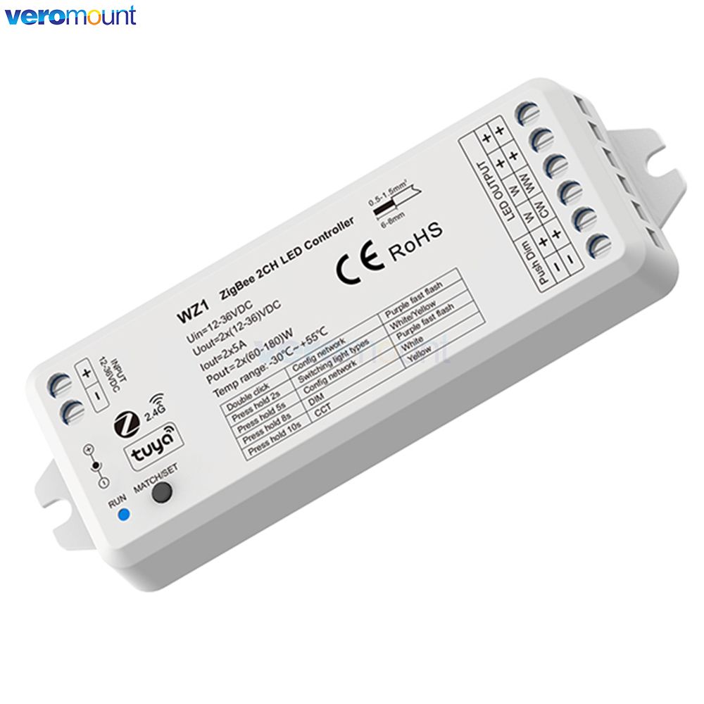 WZ1 Zigbee LED atenuador 12V 2 - Smart Home Llm reseña y precio