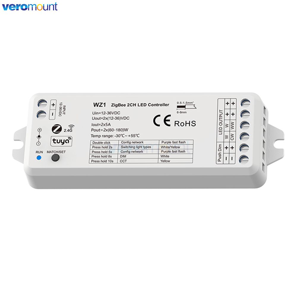 WZ1 Zigbee LED atenuador 12V 2 - Smart Home Llm reseña y precio