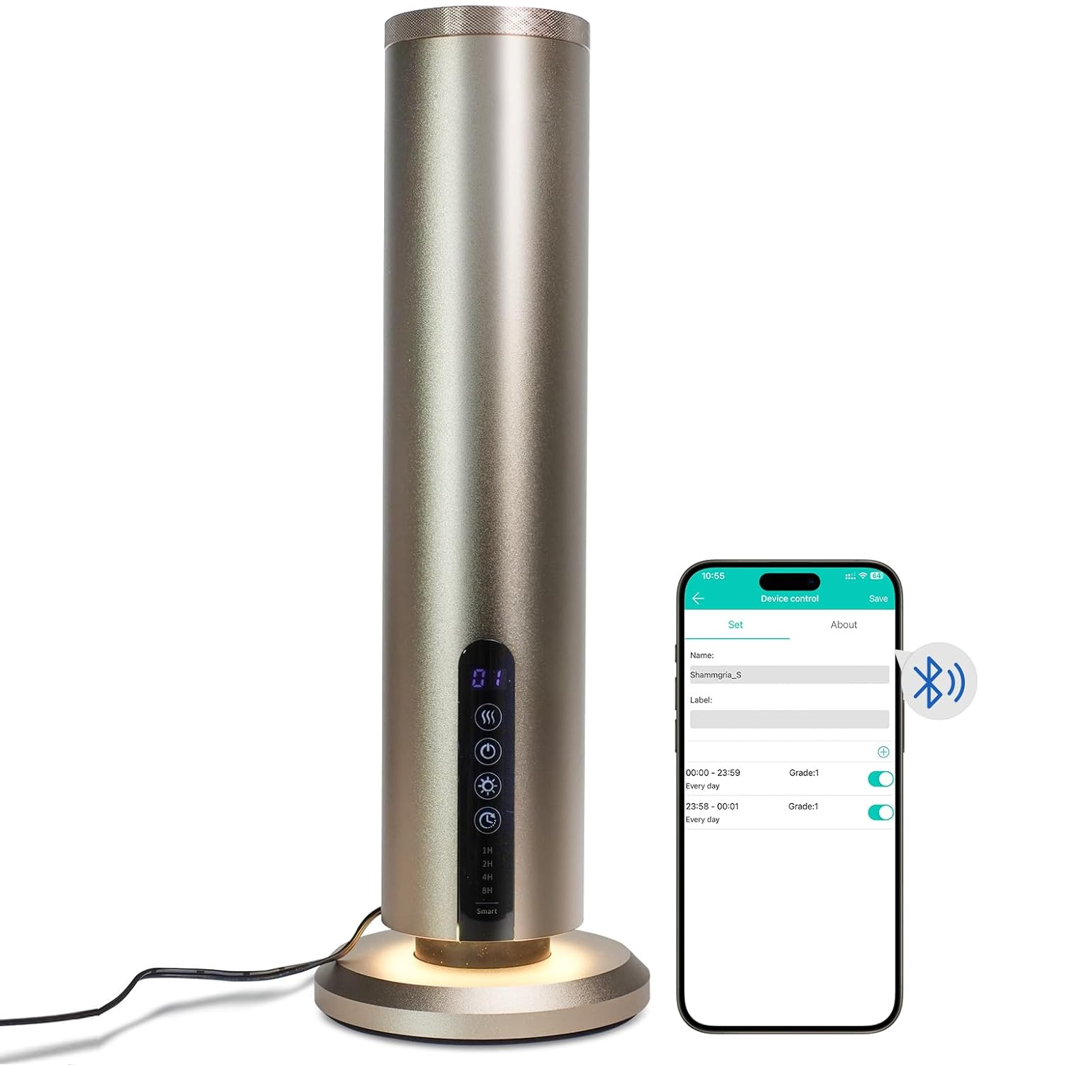 Difusor de Aroma Recargable, D - Smart Home Fragrance Diffuser reseña y precio