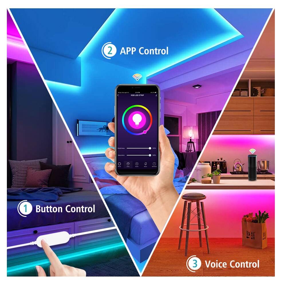 Luces Led inteligentes Tuya Zi - Smart Home Llm reseña y precio