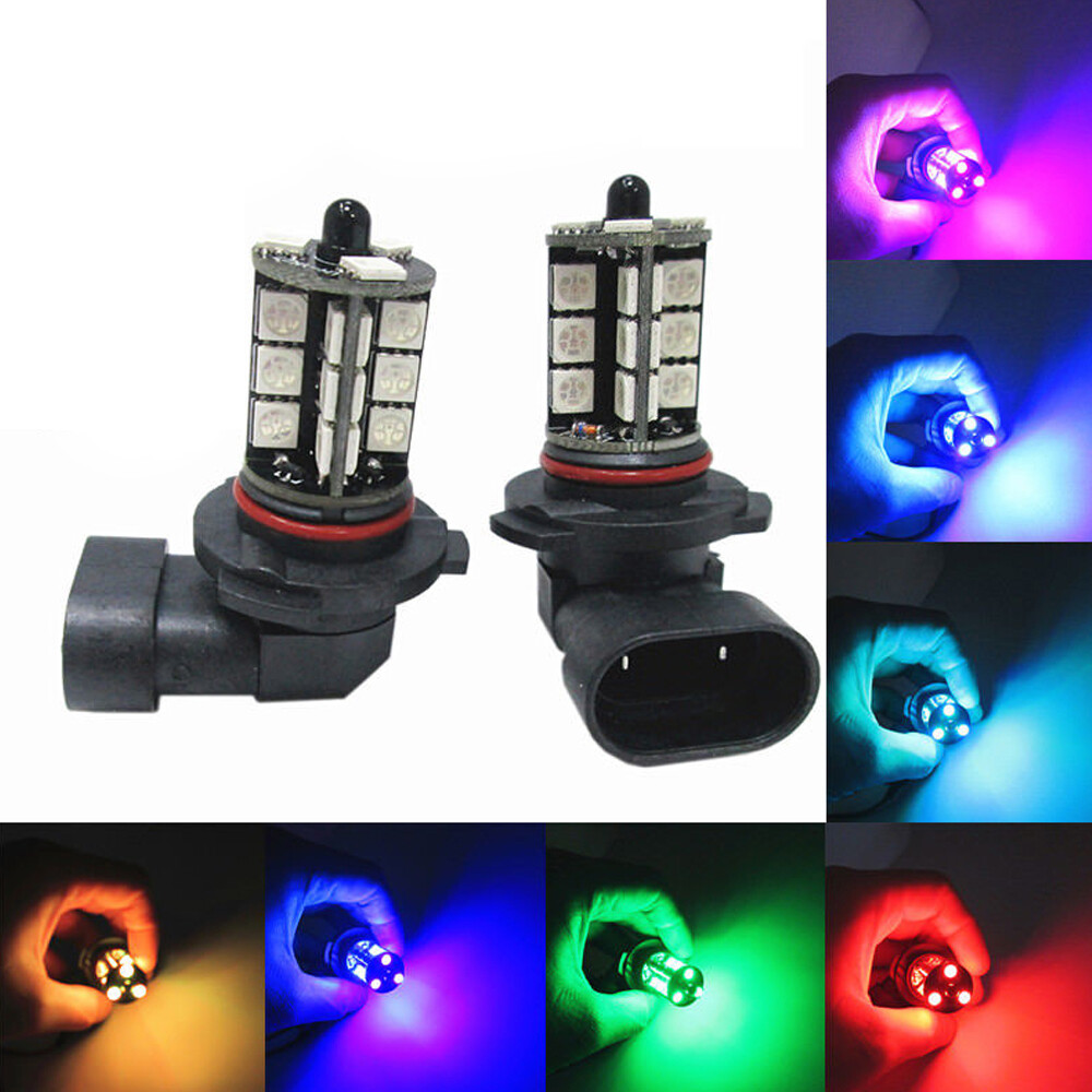 2x RGB H11 H9 H8 5050 27SMD Fa - Voice Control Light Bulb reseña y precio
