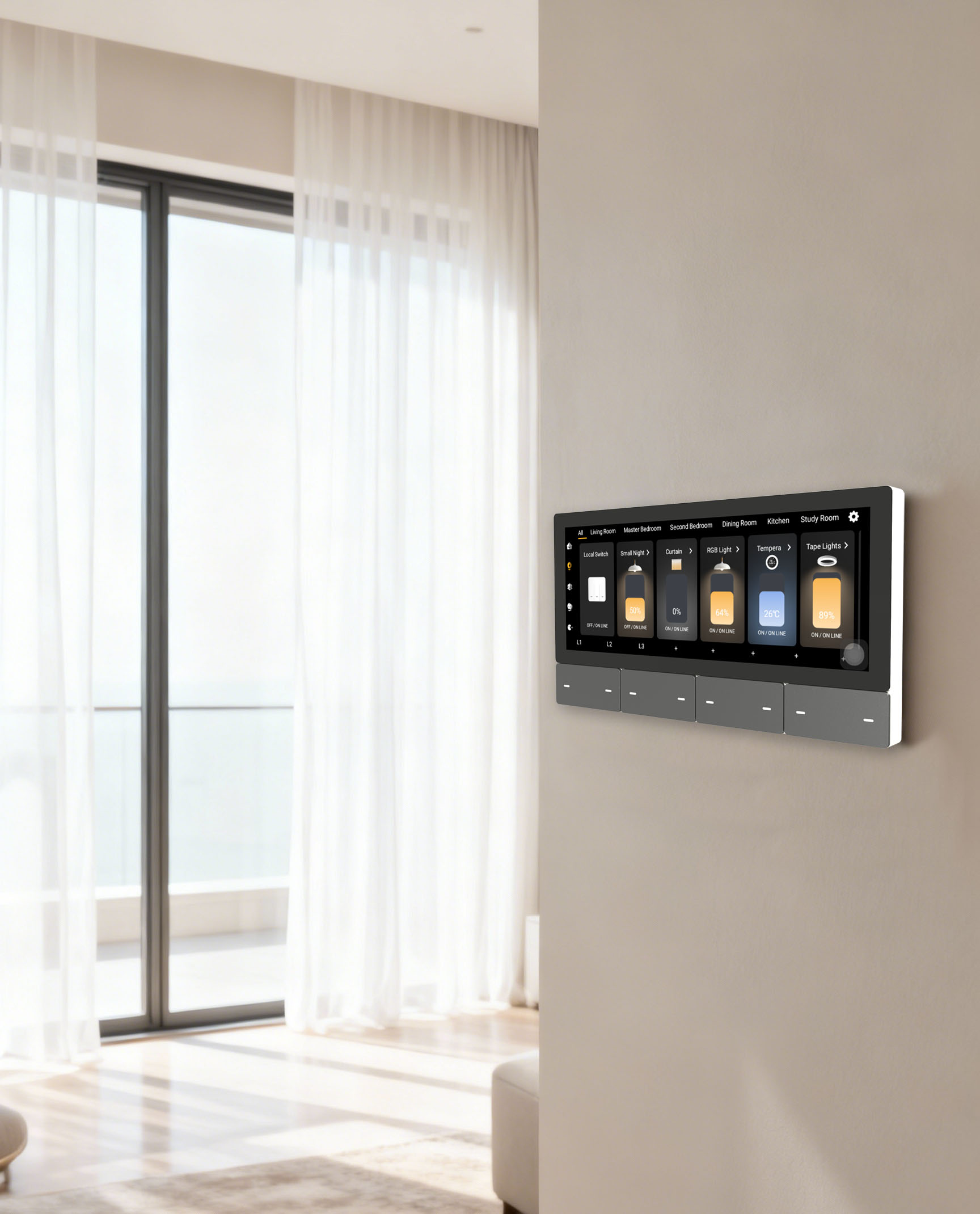 Reproductor de Música con Pant - Smart Home Controller reseña y precio