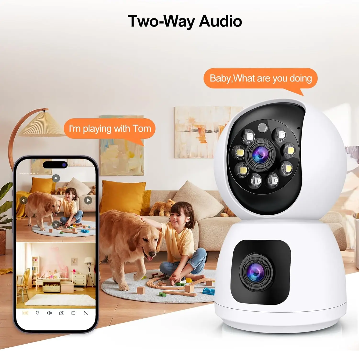 Tuya 4K 8MP HD WiFi cámara int - Smart Home Cctv Camera reseña y precio