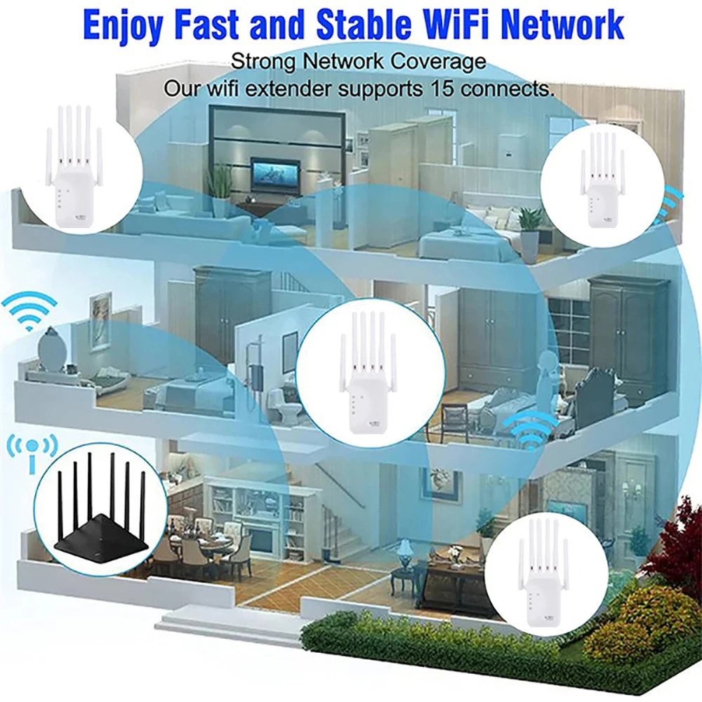 KEBIDUMEI Extensor WiFi de Dob - Smart Home Router reseña y precio