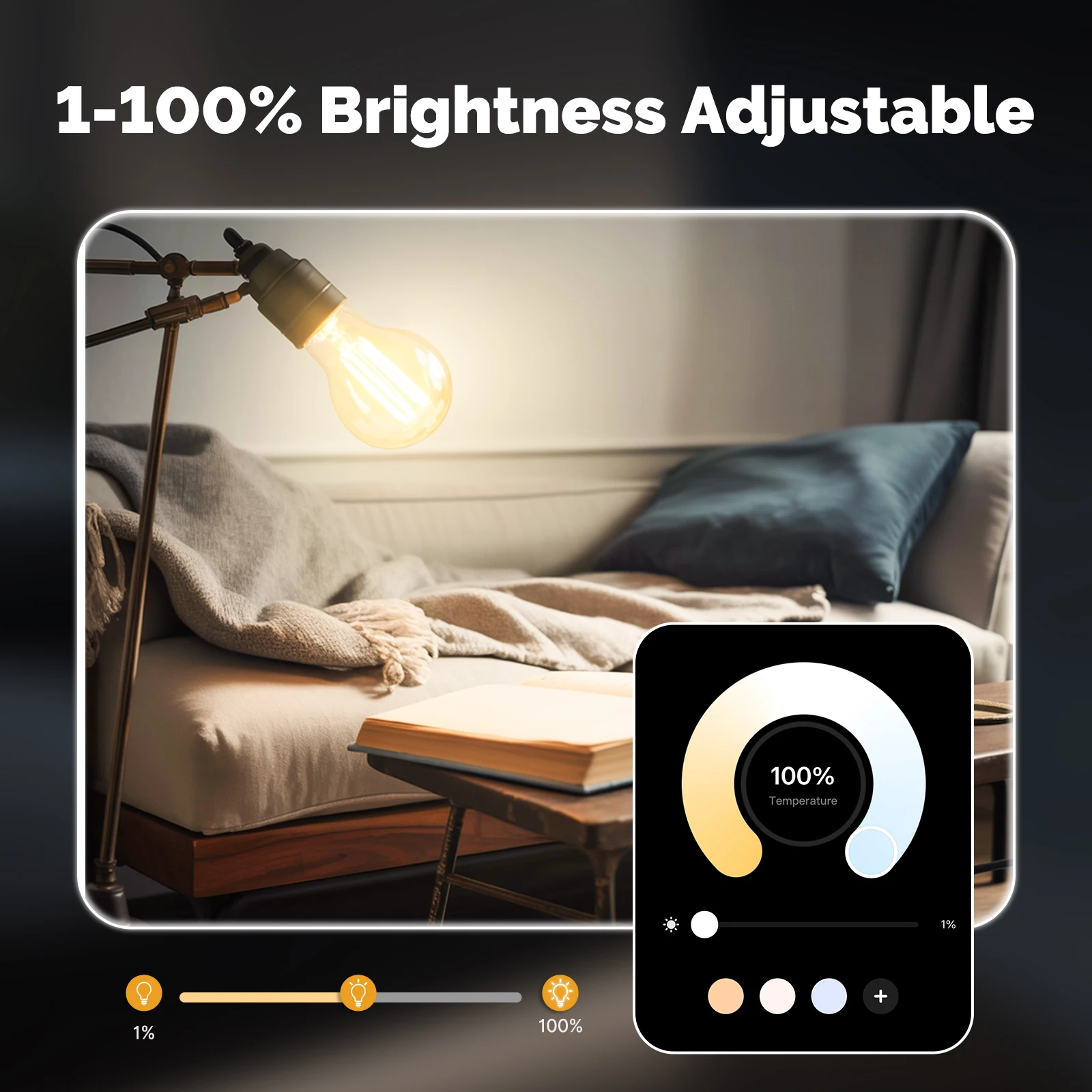 MOES TUYA Matter bombilla de f - Voice Control Light Bulb reseña y precio