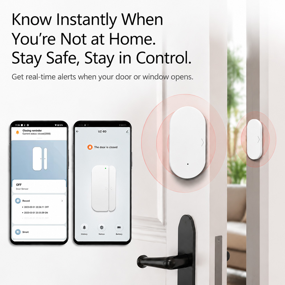 Sensor de Puerta y Ventana Zig - Smart Home Zigbee 3.0 reseña y precio