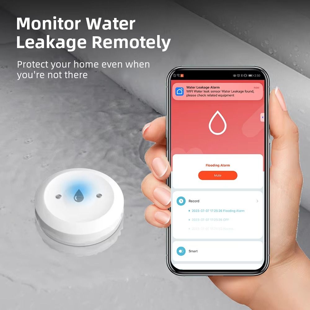 Sensor de Agua ZigBee con Func - Smart Home Zigbee 3.0 reseña y precio