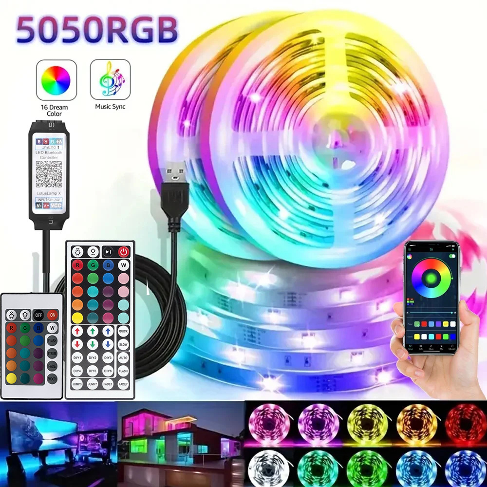 Tira de luces LED RGB intelige - Voice Control Light Bulb reseña y precio
