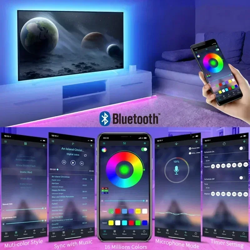 Tira de luces LED RGB intelige - Voice Control Light Bulb reseña y precio