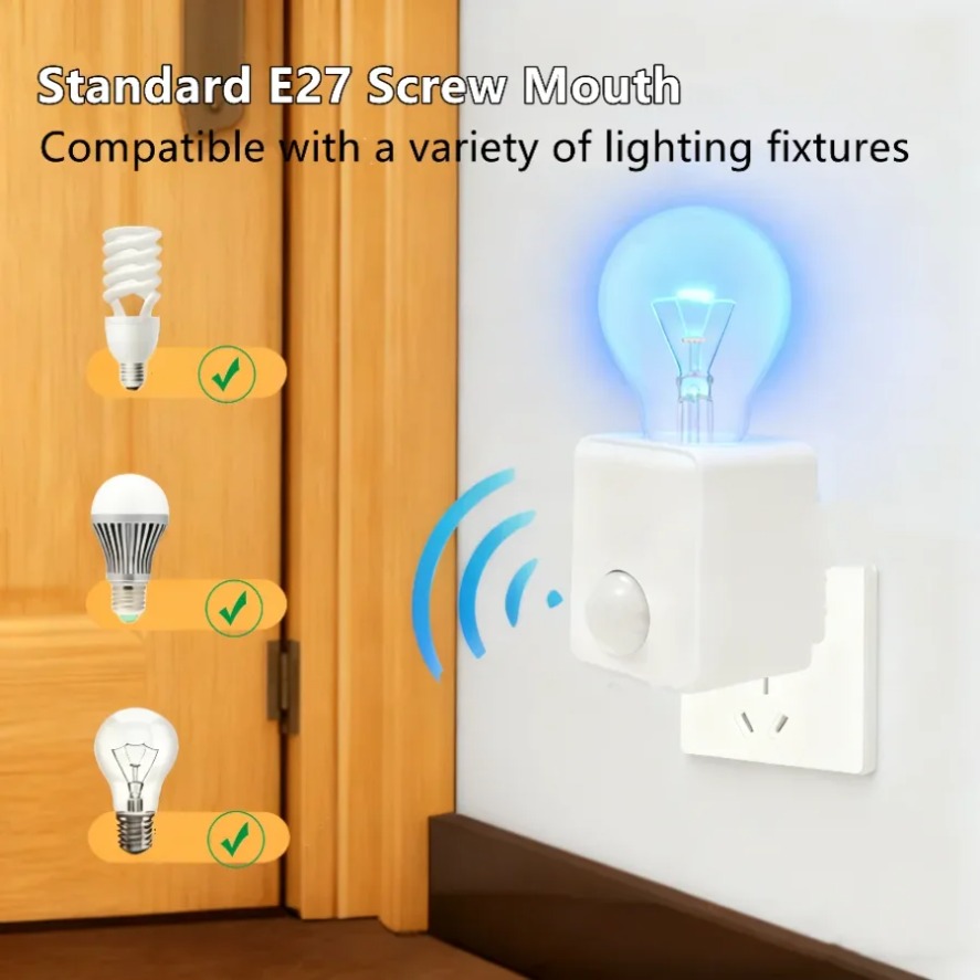Base de Lámpara con Sensor de  - Voice Control Light Bulb reseña y precio