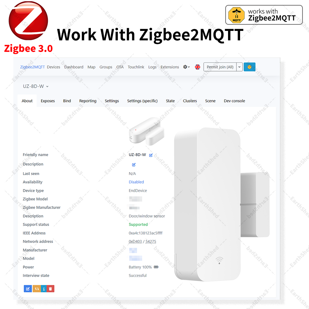 Sensor de Puerta Zigbee 3.0, S - Smart Home Yandex reseña y precio
