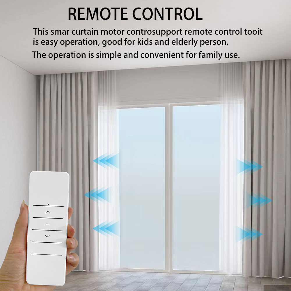 Motor de cortina eléctrica con - Smart Home Blinds reseña y precio