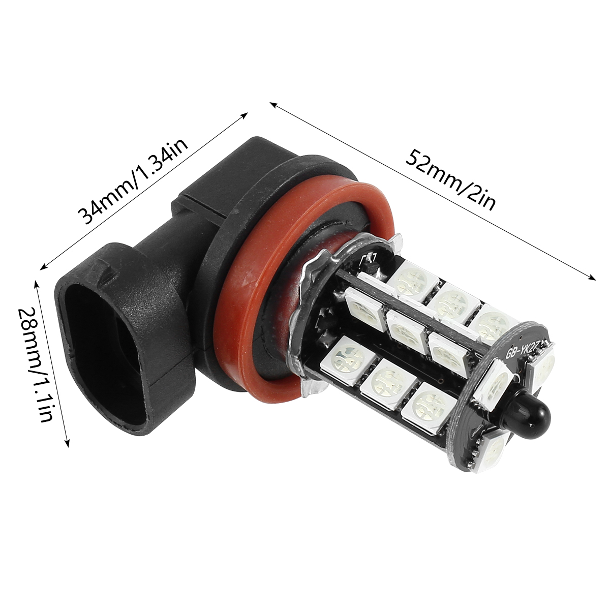 2 uds 27 luces antiniebla LED  - Voice Control Light Bulb reseña y precio