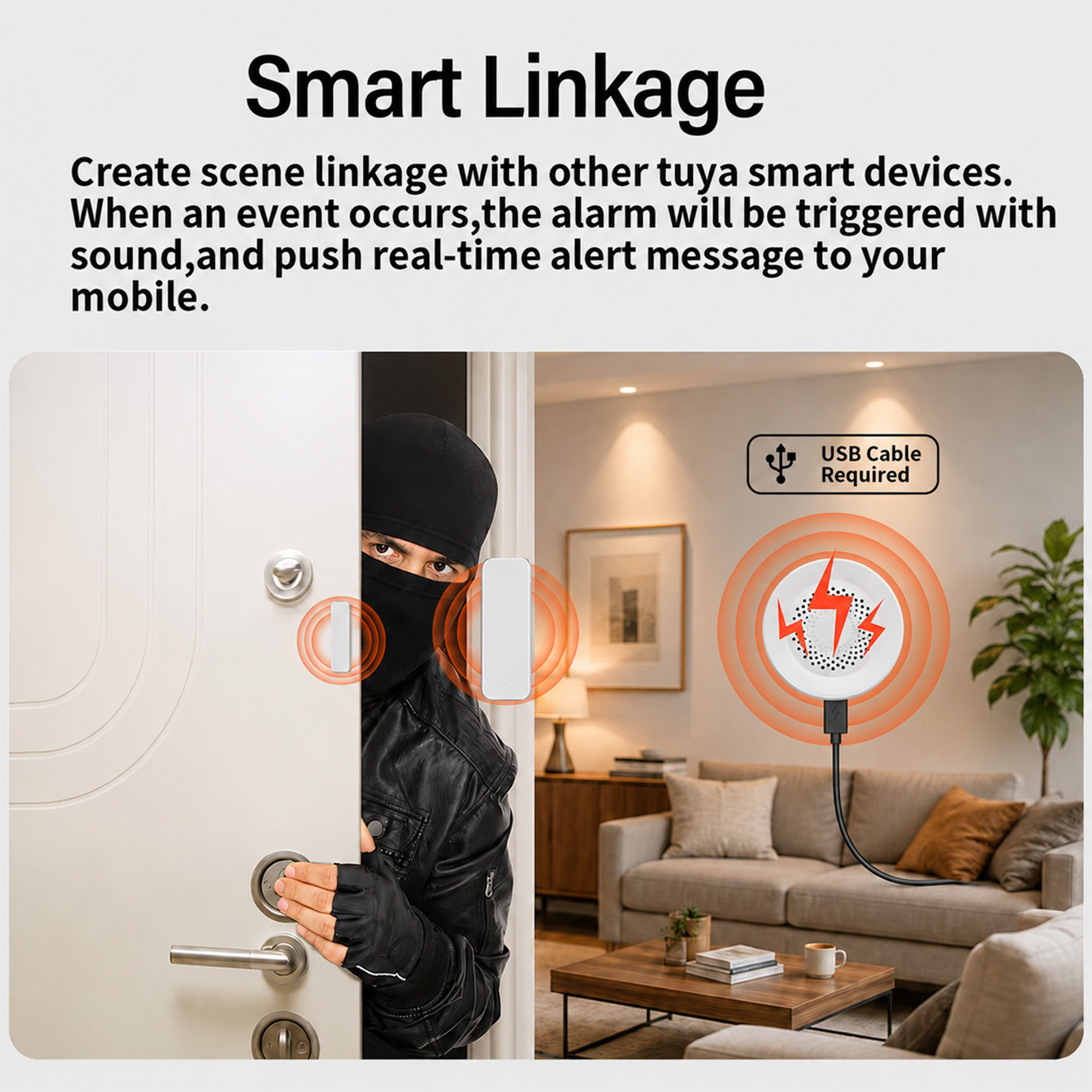 Alarma con Sirena Tuya Zigbee  - Smart Home Yandex reseña y precio