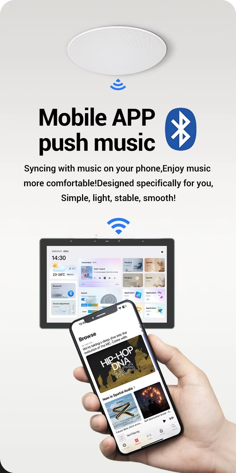 Amplificador de Música Ambient - Smart Home Ui reseña y precio