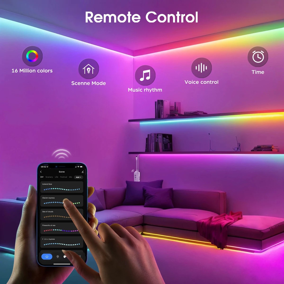Tira de luces LED inteligente  - Smart Home Llm reseña y precio