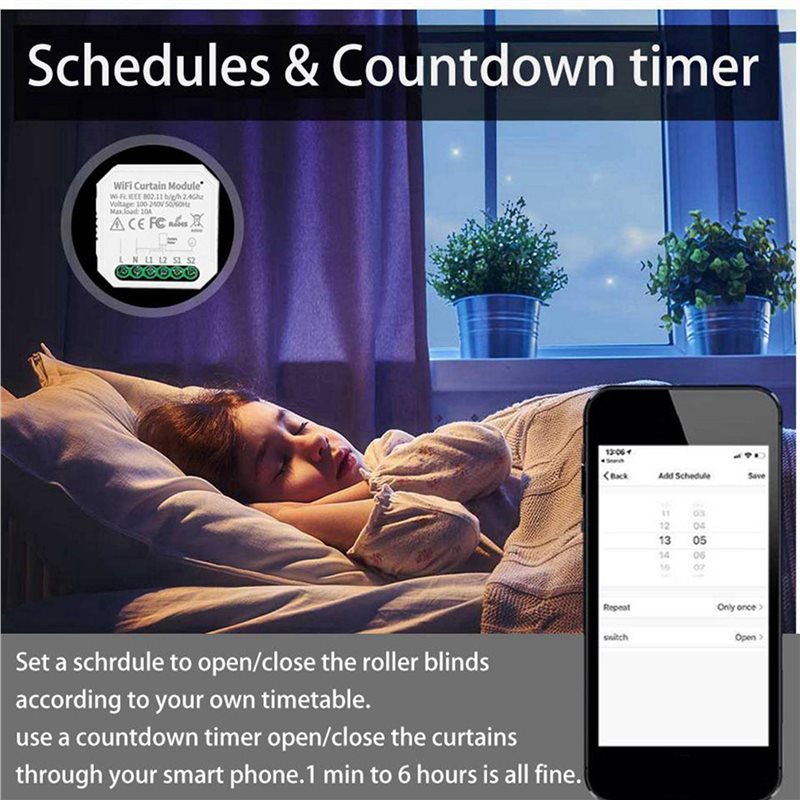 Módulo de cortina inteligente  - Smart Home Remote Control reseña y precio