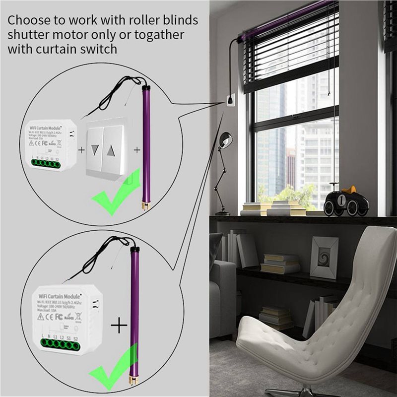 Módulo de cortina inteligente  - Smart Home Remote Control reseña y precio