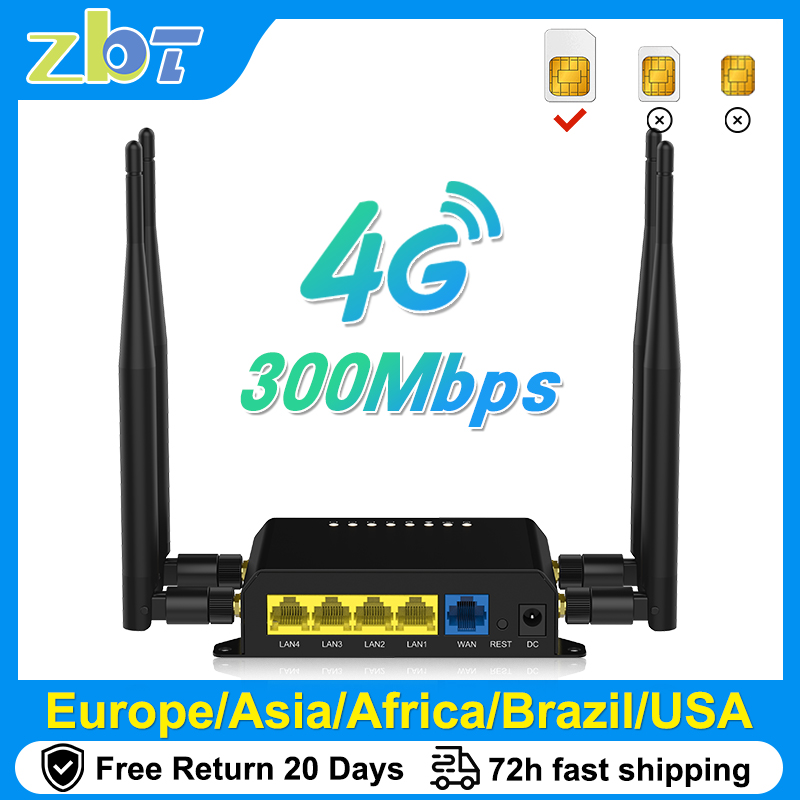 Enrutador WiFi ZBT 4G, módem L - Smart Home Router reseña y precio